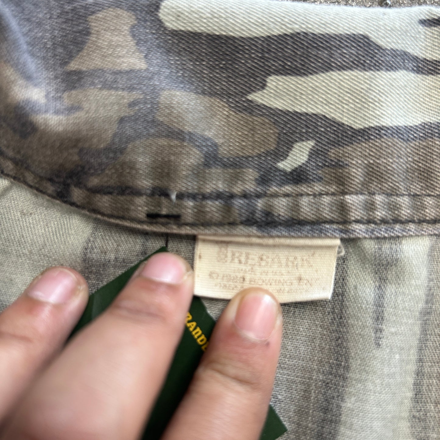 Vintage Treebark Lightweight Camo Jacket