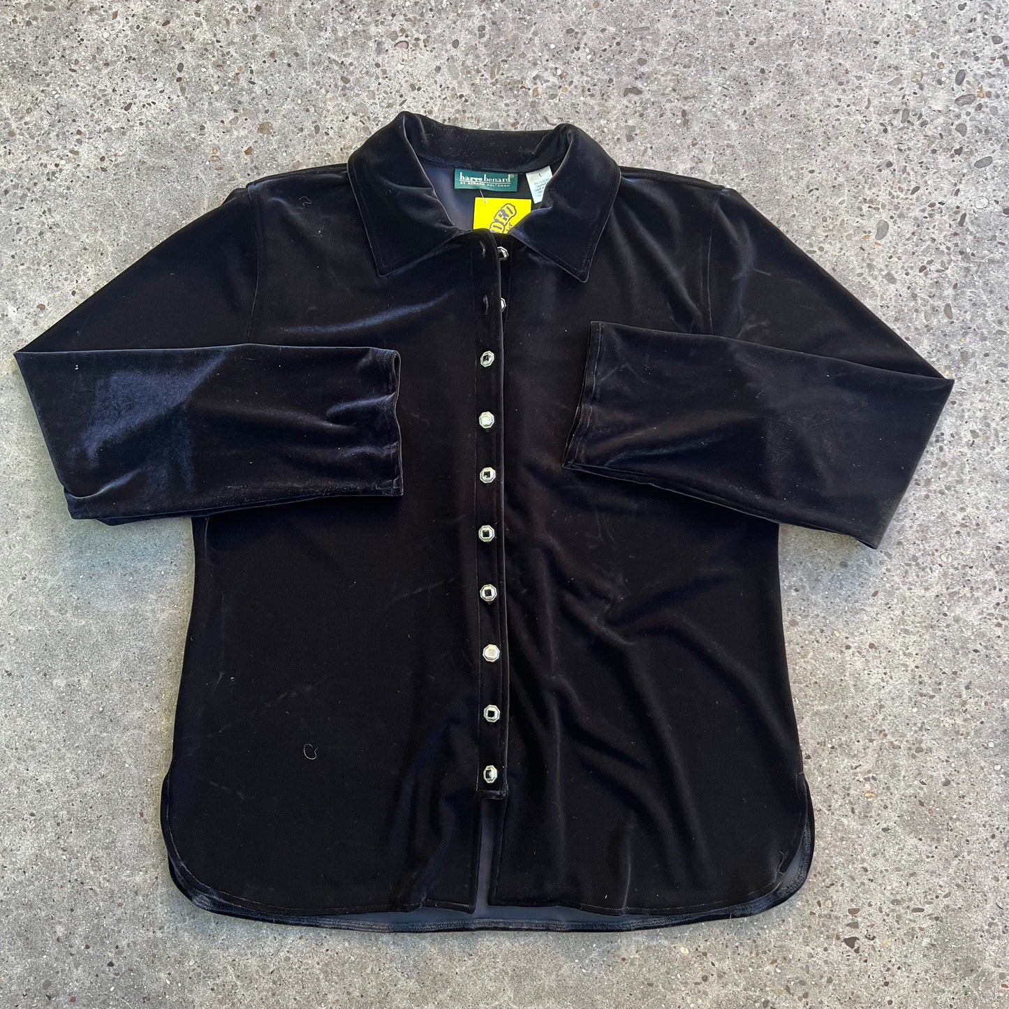 Vintage Velour Harve Benard Button Up