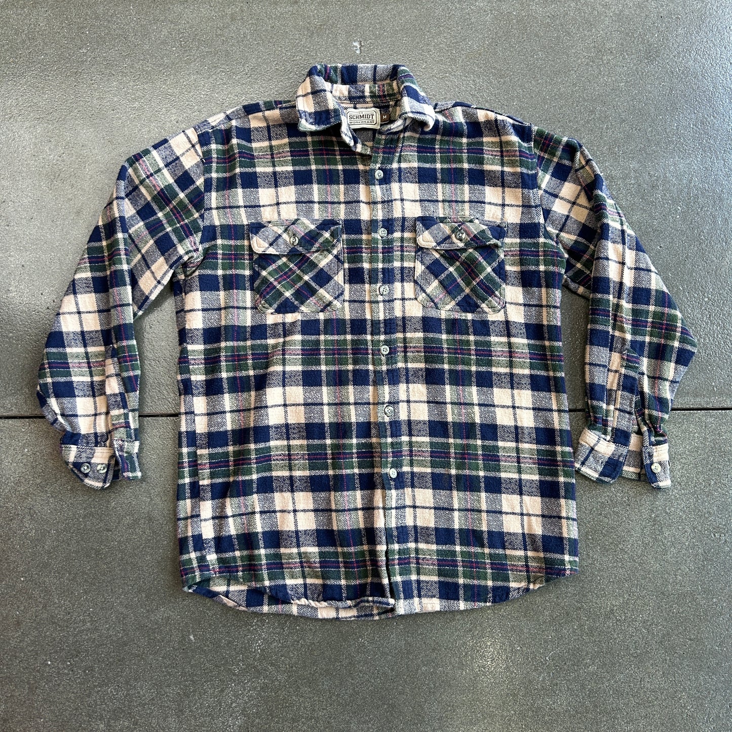 Vintage Schmidt Workwear Button Up Flannel