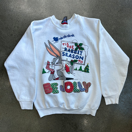 Vintage 1993 Bugs Bunny Christmas Sweatshirt