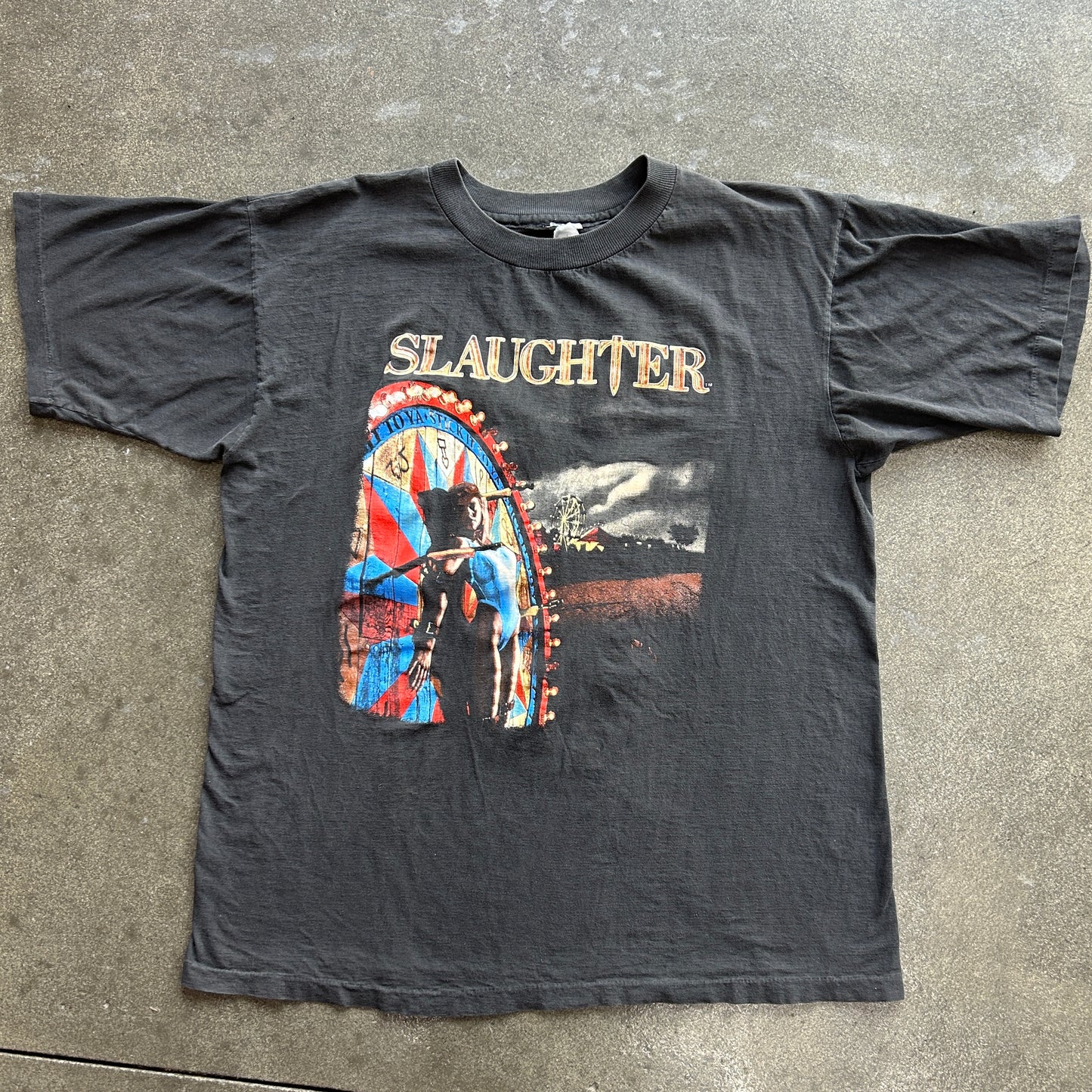 Vintage Slaughter Stick it to Ya Band Tee