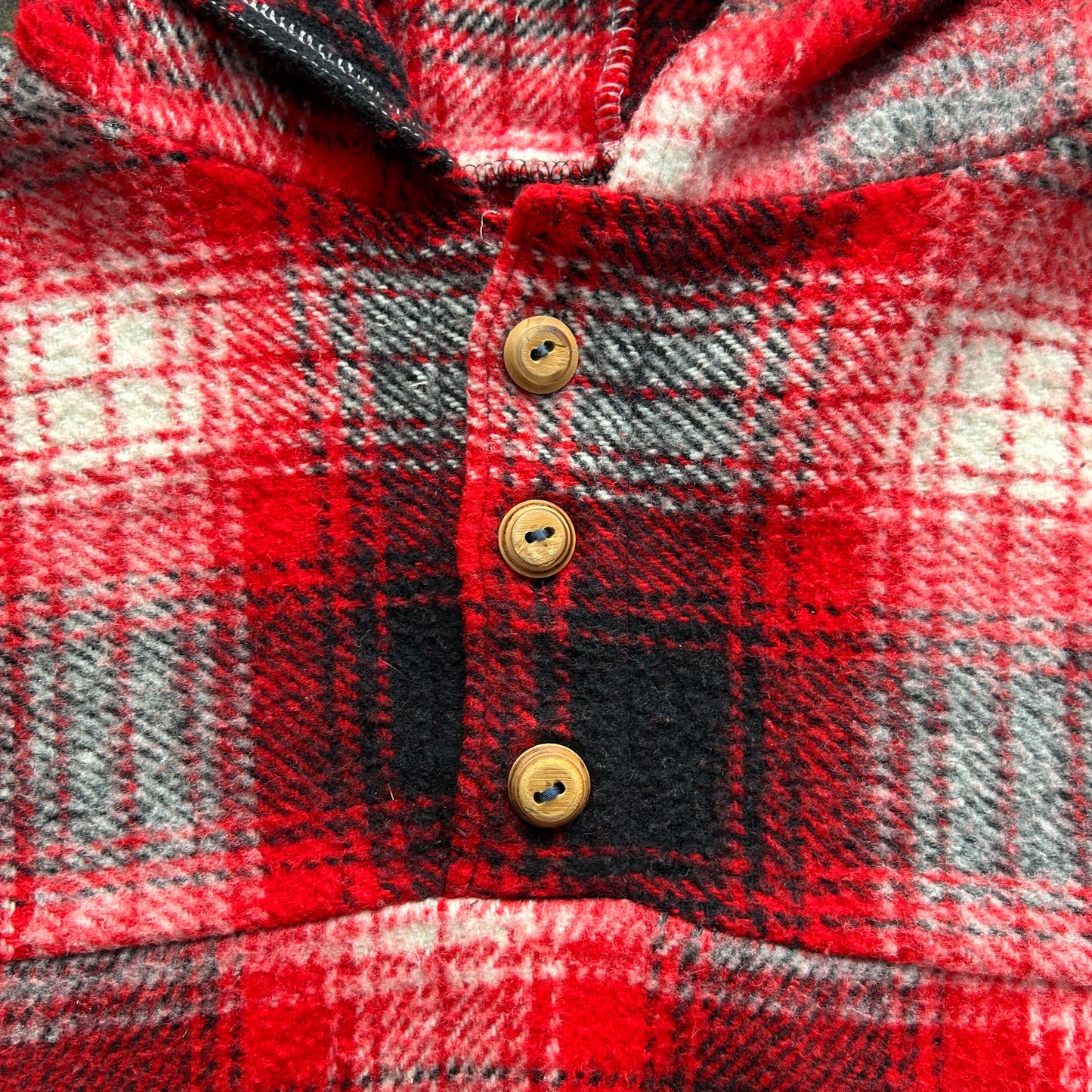 Vintage Knitted Flannel Crewneck