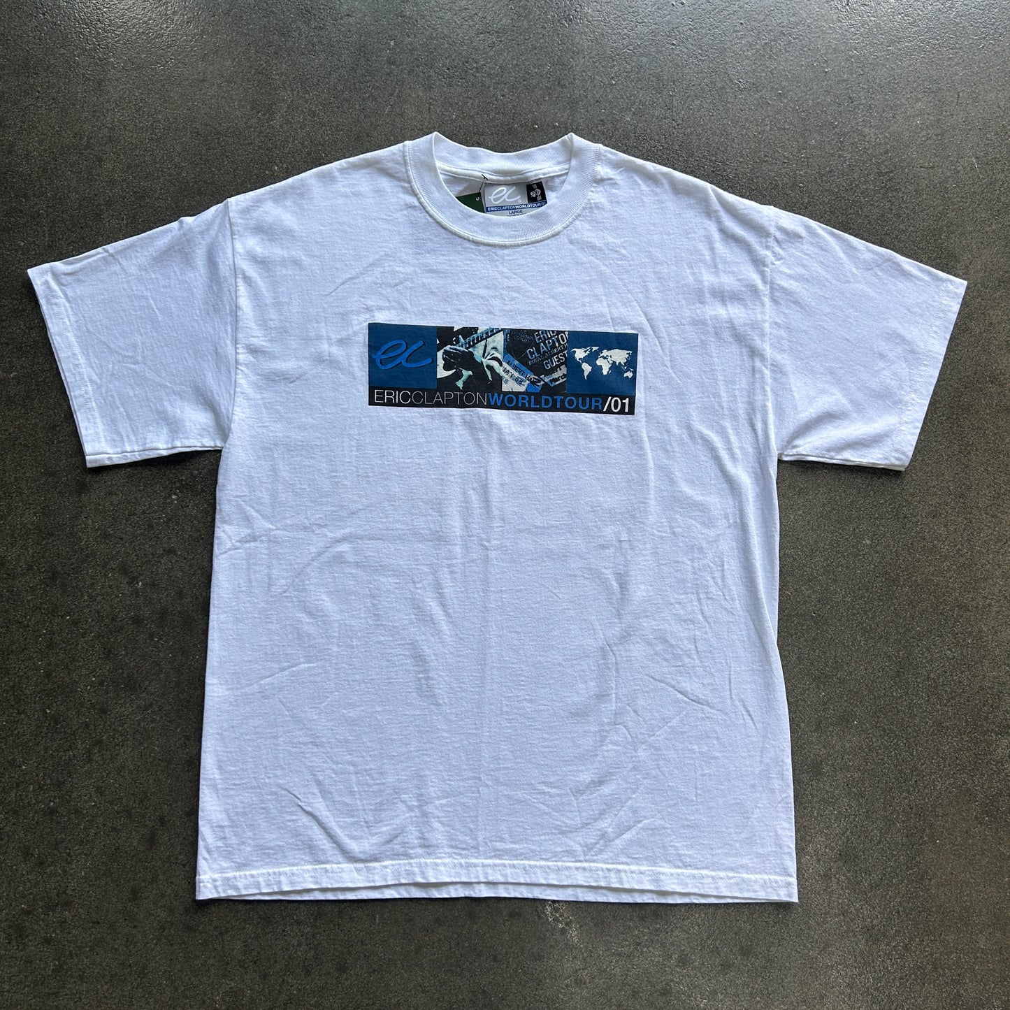 Vintage 2001 Eric Clapton World Tour Tee
