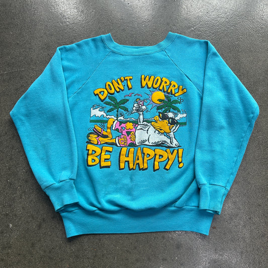 Vintage 1988 Don’t Worry Be Happy Crewneck