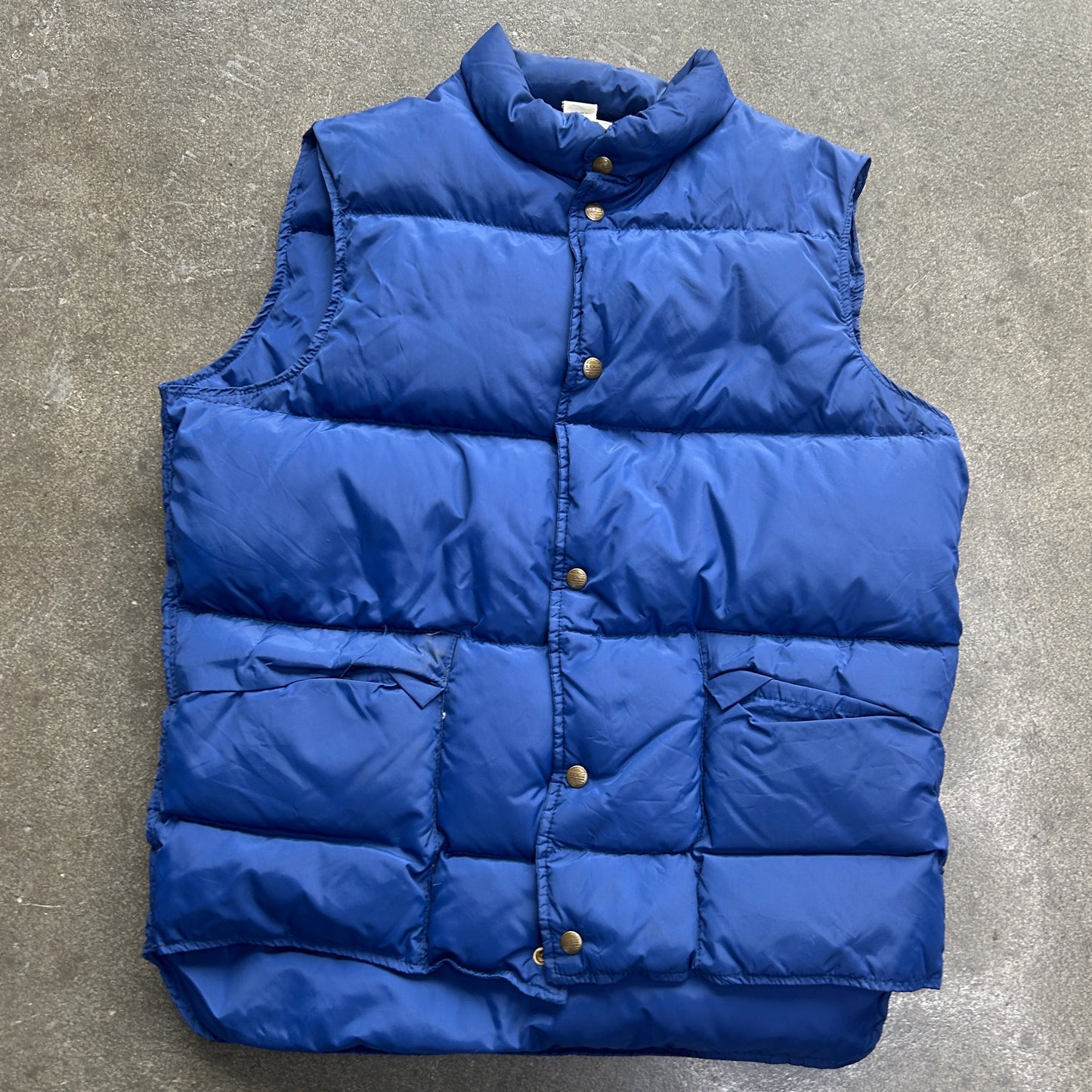 Vintage LL Bean Blue Puffer Vest