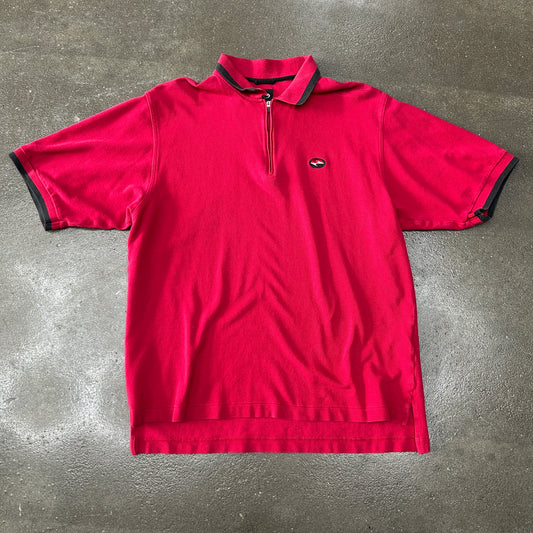 Vintage Nike Zip Up Ringer Polo