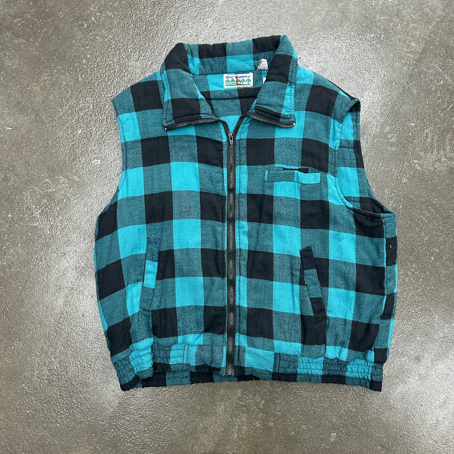 Vintage Big Timber Flannel Vest