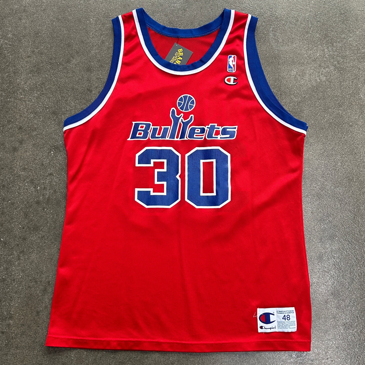 Vintage Washington Bullets Rasheed Wallace Jersey