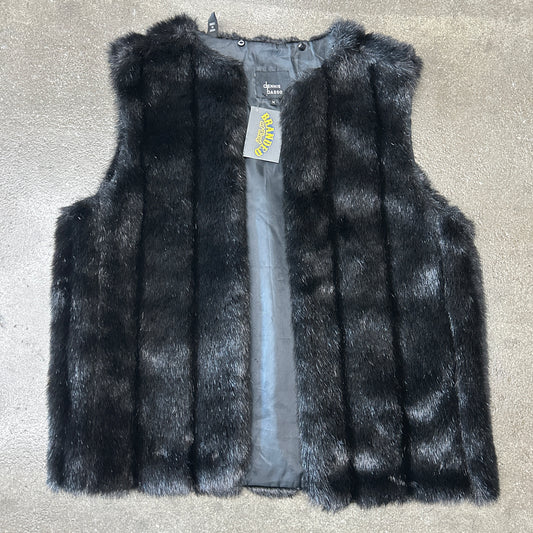 Faux Fur Black Vest