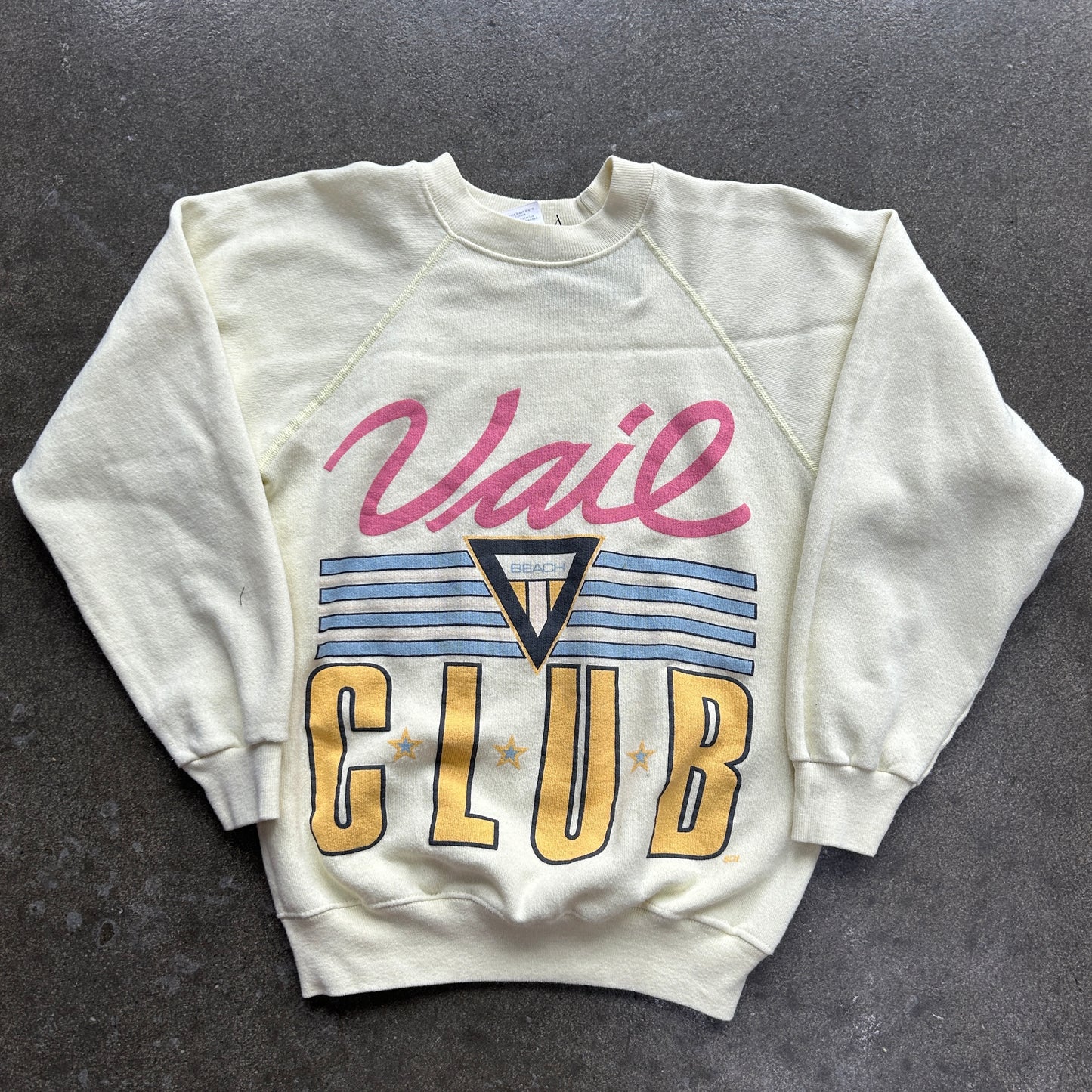 Vintage Vail Beach Club Crewneck