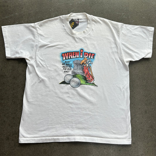 Vintage 1995 Bury Me Golf Tee