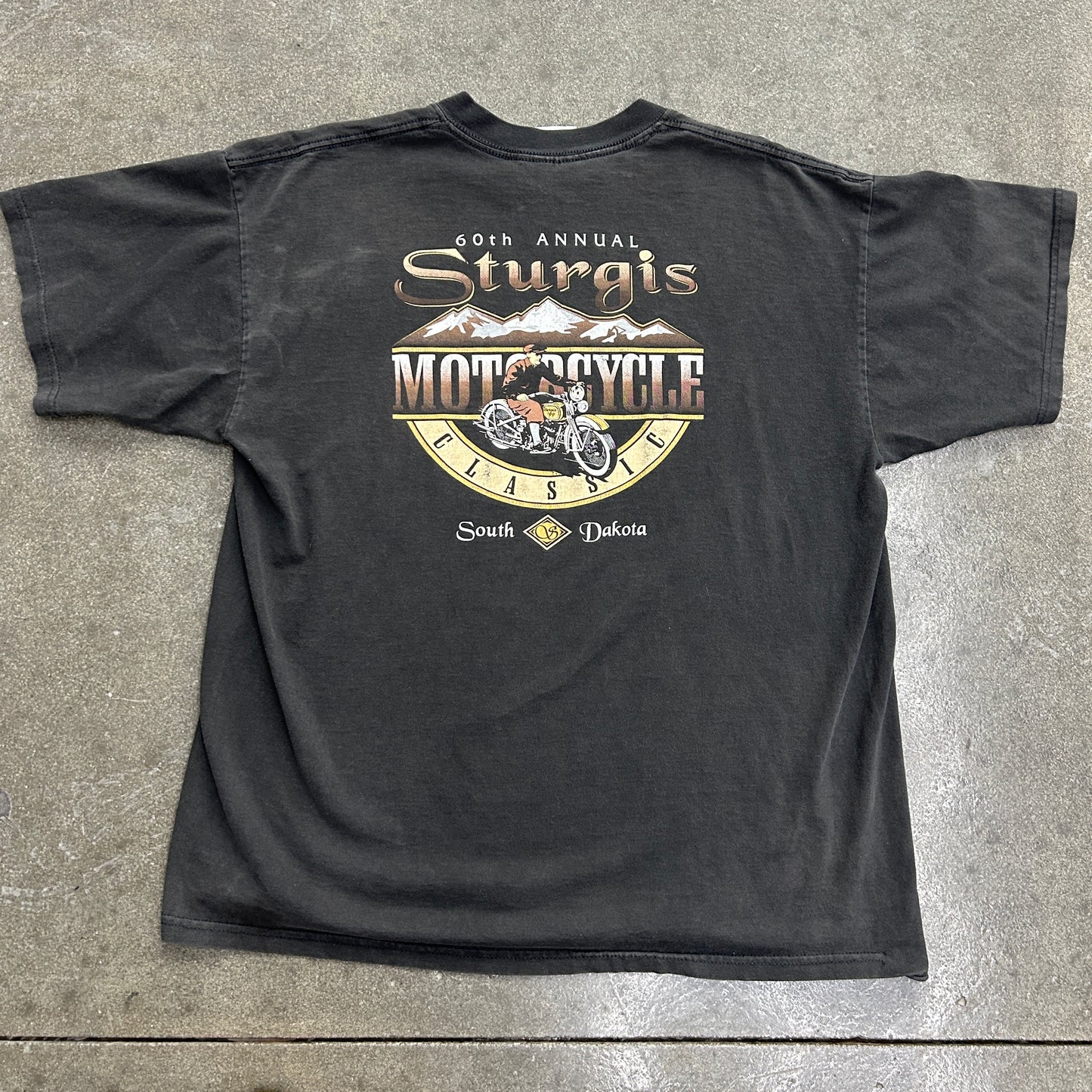 Vintage 60th Annual Sturgis Bike Tee