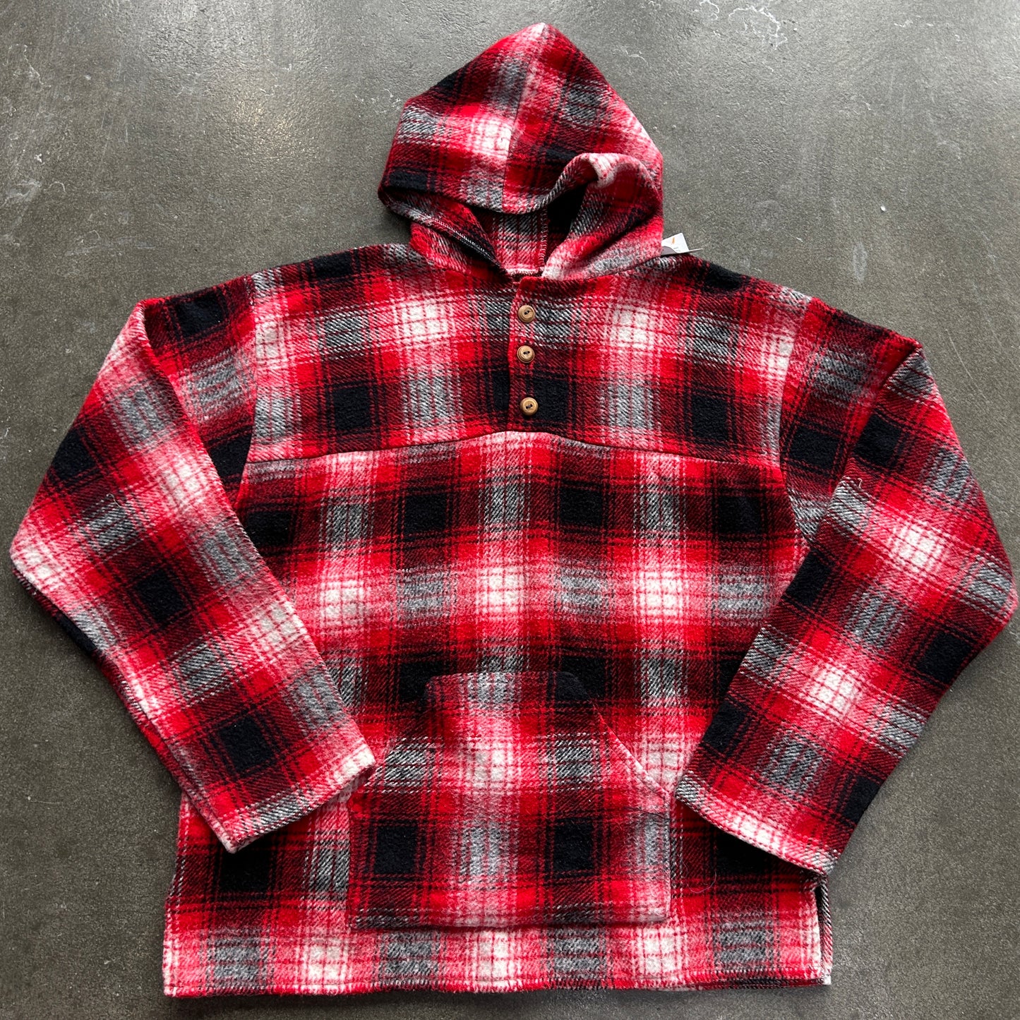 Vintage Knitted Flannel Crewneck