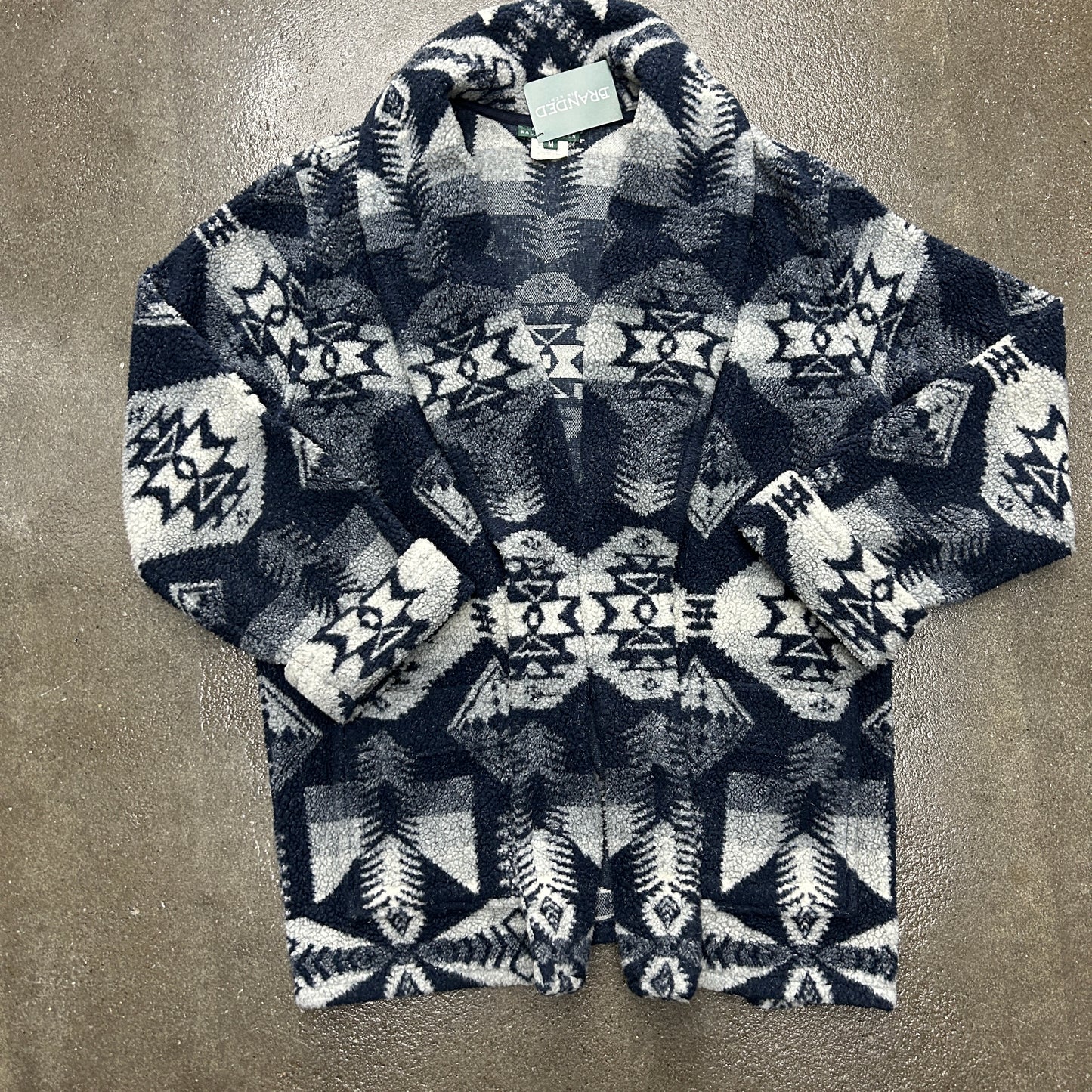 Vintage Ralph Lauren Aztec Print Cardigan