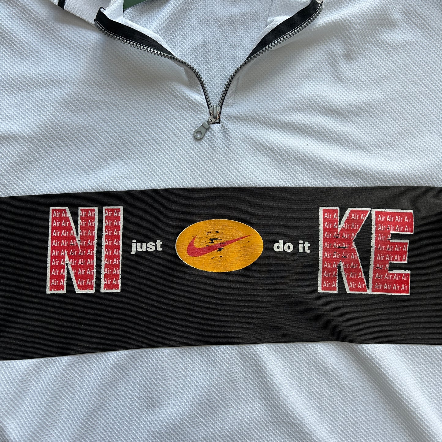 Vintage Nike Bootleg Quarter Zip Tee