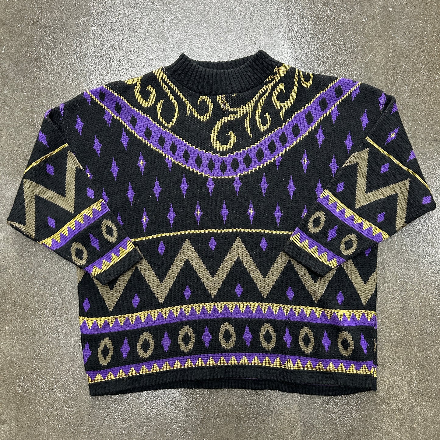 Vintage Bel Ami Patterned Sweater
