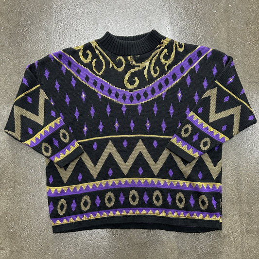 Vintage Bel Ami Patterned Sweater