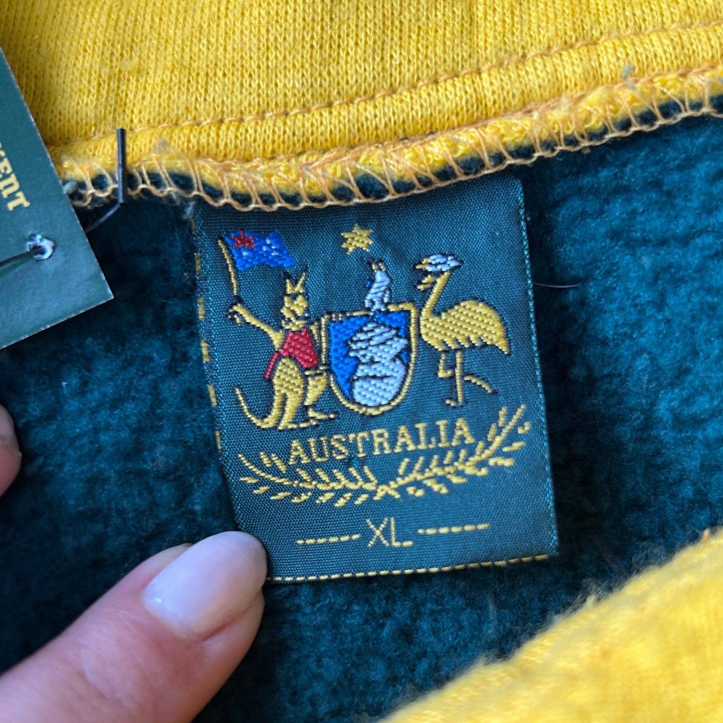 Vintage Australia Mock Neck Zip Crewneck