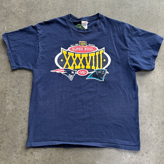 Vintage 2004 Super Bowl Tee