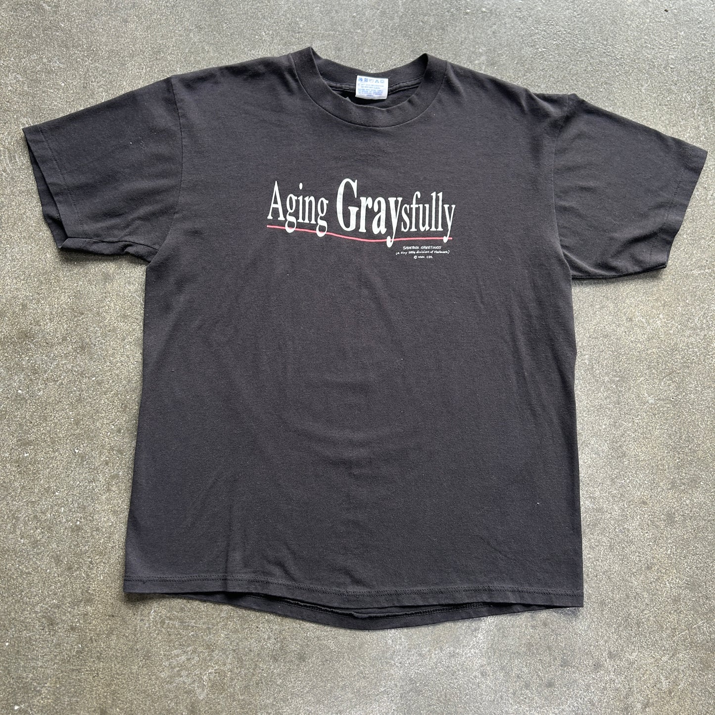 Vintage Aging Graysfully Funny Tee