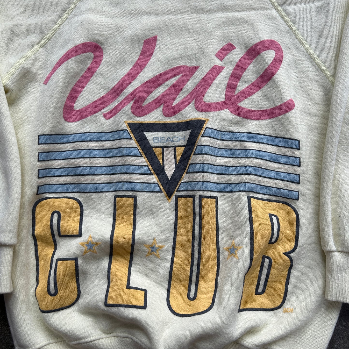 Vintage Vail Beach Club Crewneck