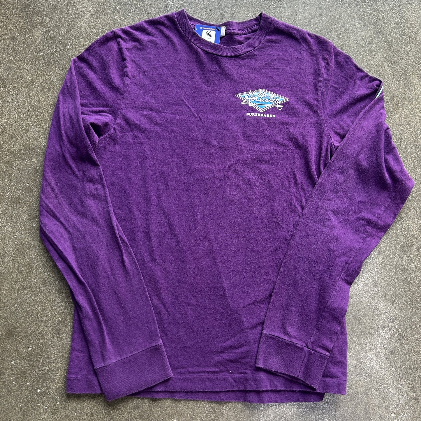 Vintage Hollister Surfboards Long Sleeve Tee