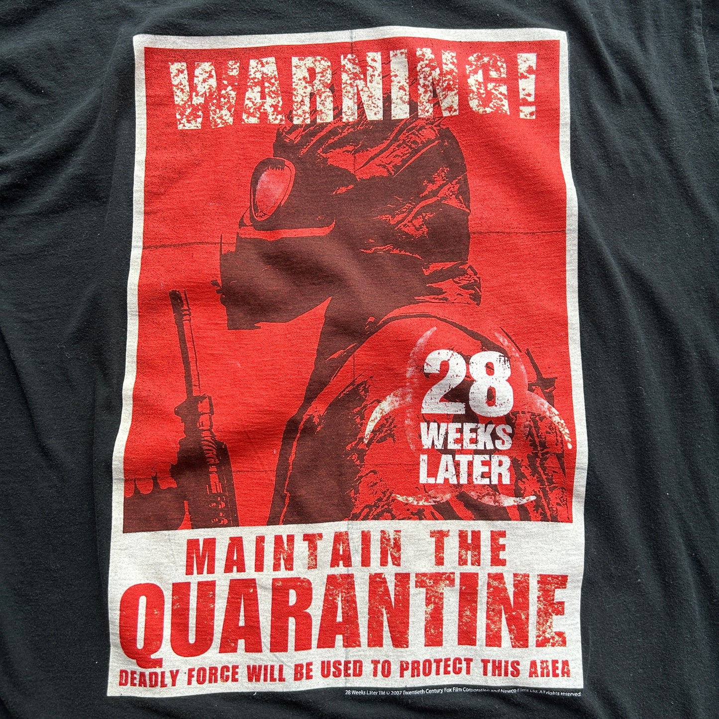 Maintain The Quarantine 28 Weeks Later Tee