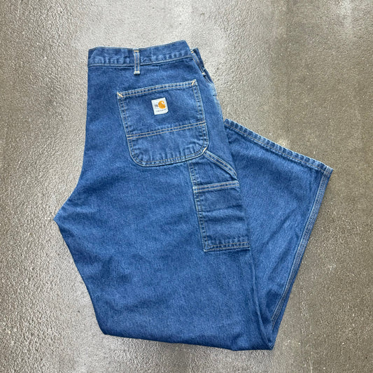 Carhartt Cargo Blue Jeans 37x41