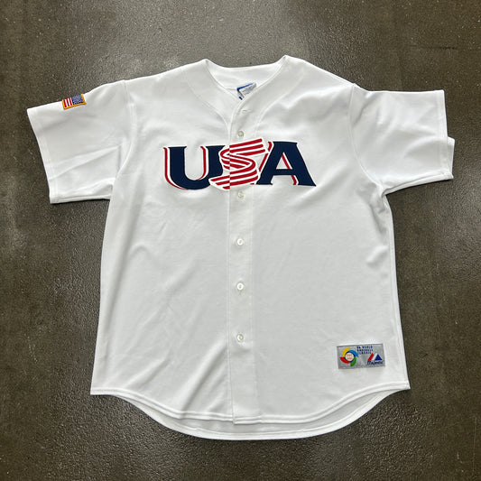 Vintage Team USA Baseball Jersey