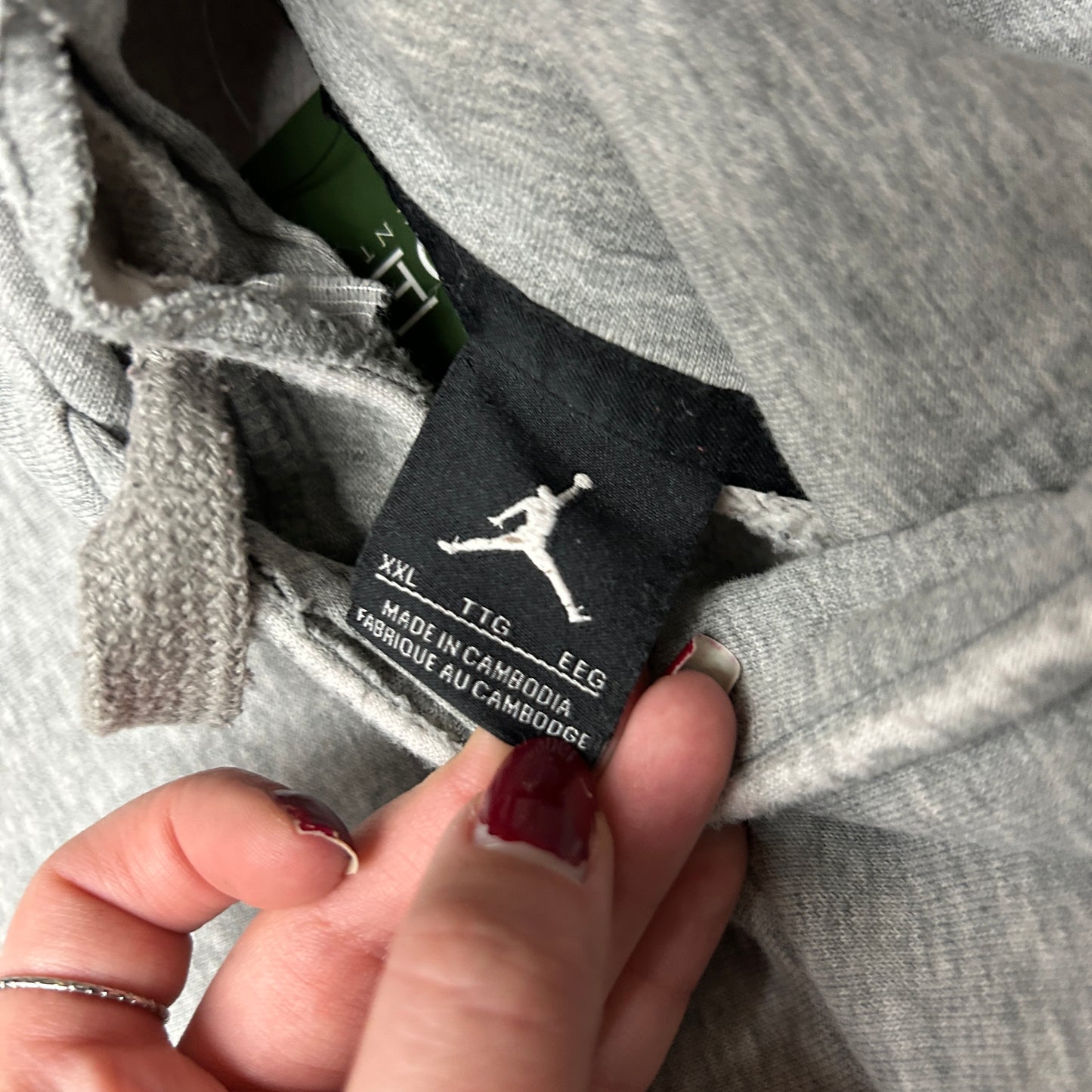 Vintage Grey Air Jordan Hoodie