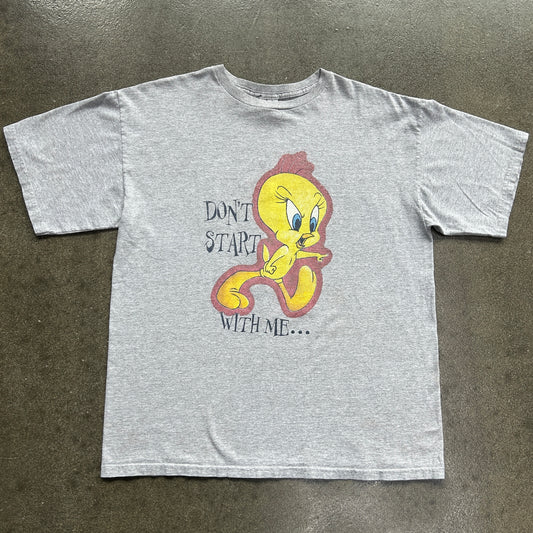 Vintage Tweety Bird Don’t Start with Me Tee