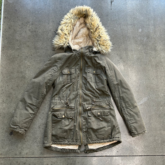 Vintage YMI Fur Hood Jacket