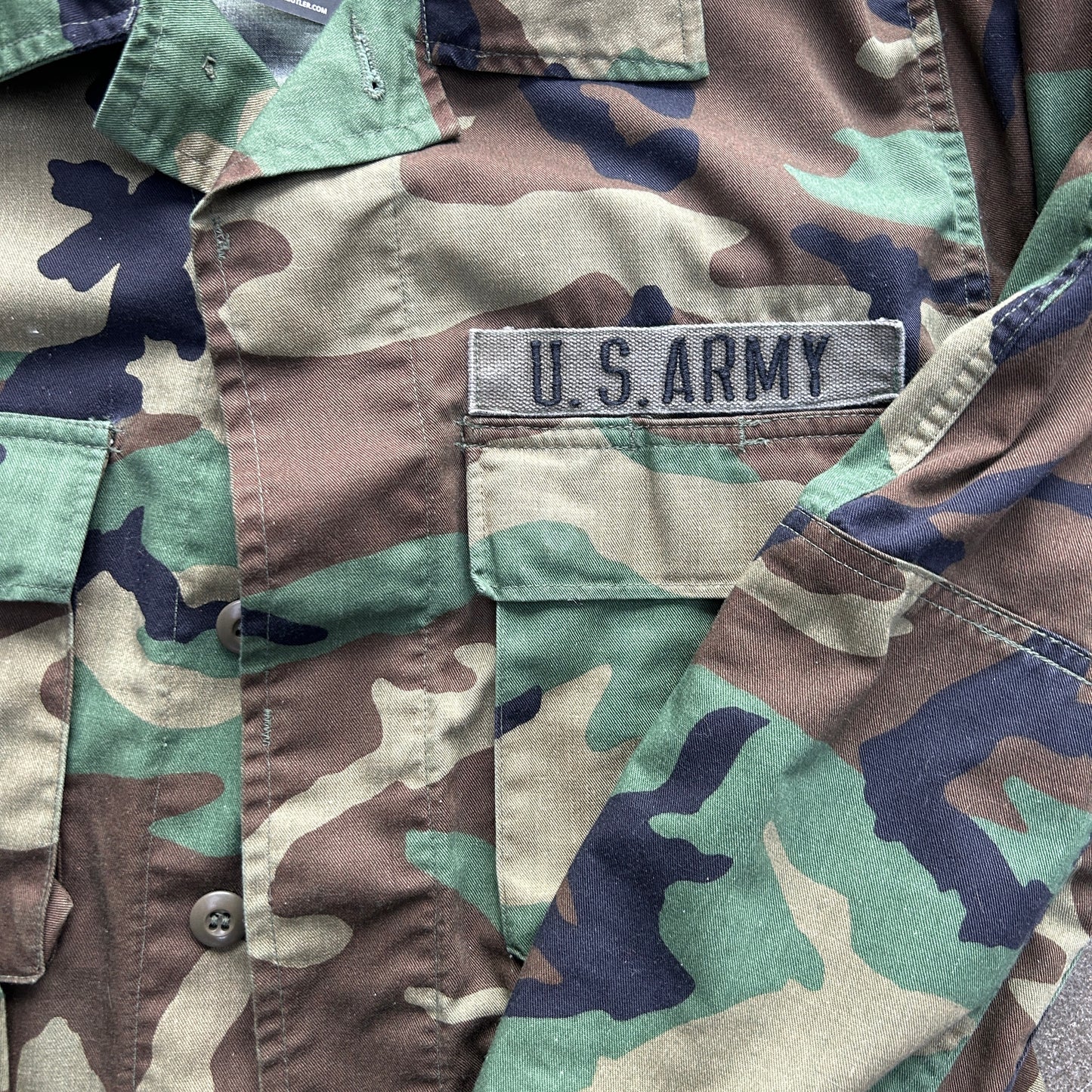 Vintage US Army Button Up