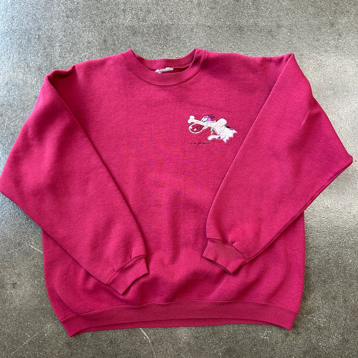 Vintage Flintstones Dino Crewneck