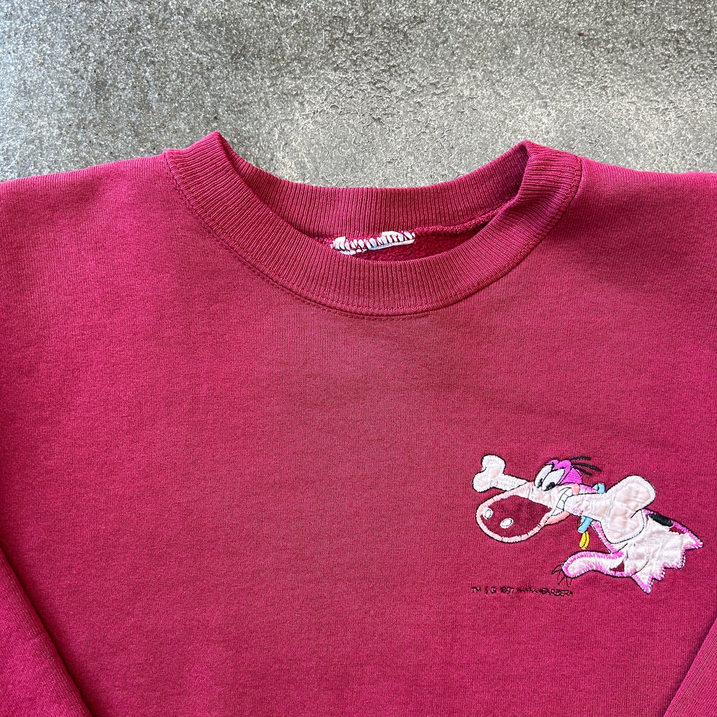 Vintage Flintstones Dino Crewneck