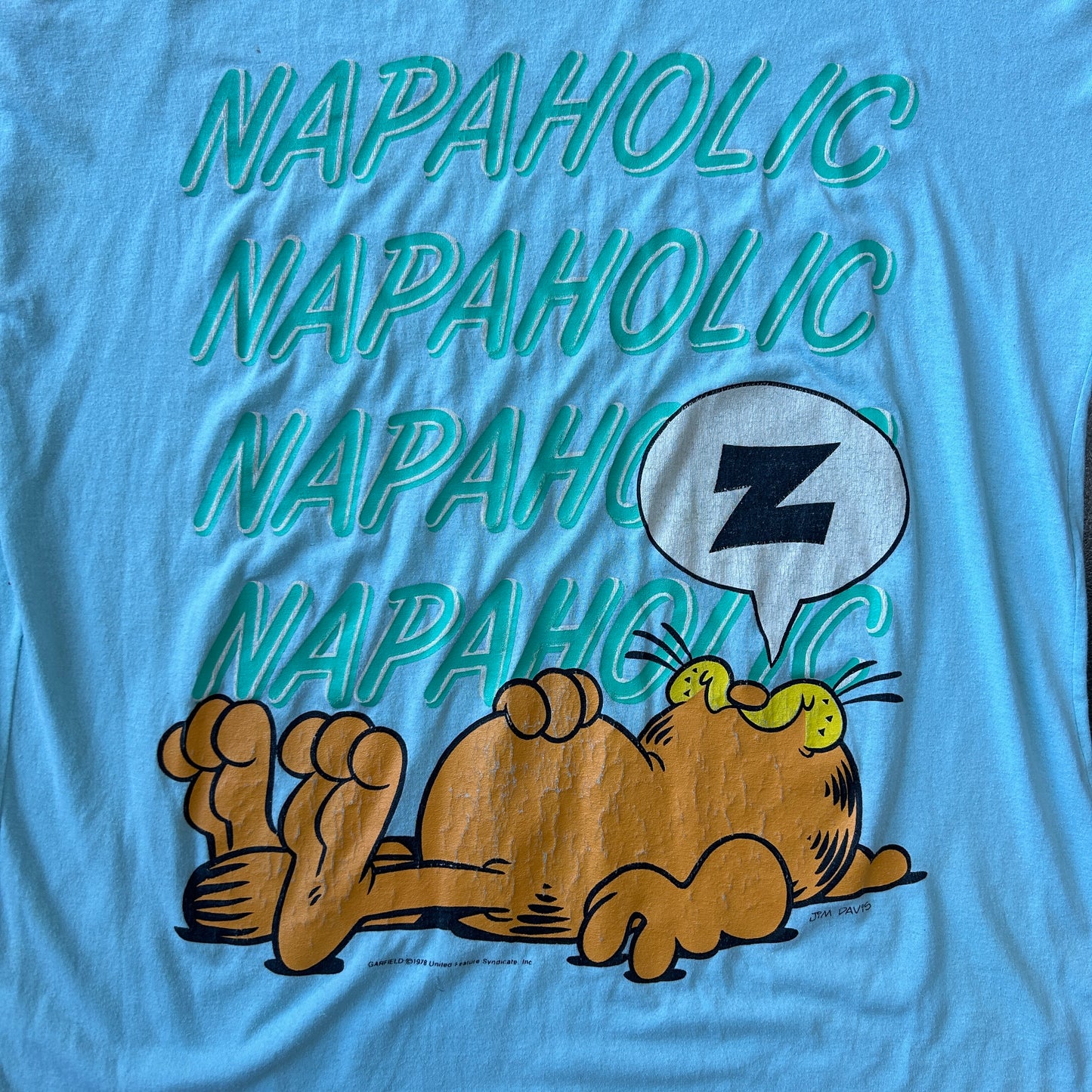 Vintage Garfield Napaholic Sleep Shirt