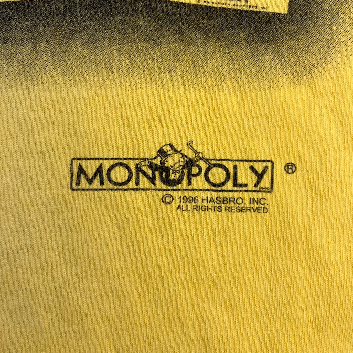 Vintage 1996 Monopoly Community Chest Tee