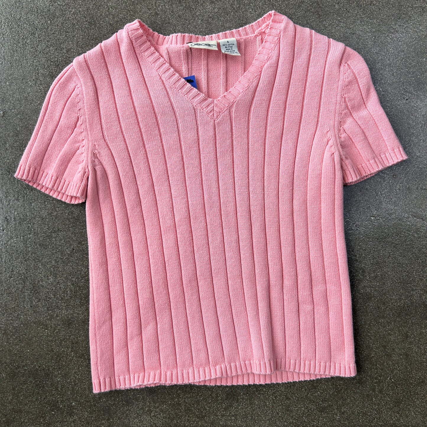 Vintage Pink Cherokee Sweater Tee