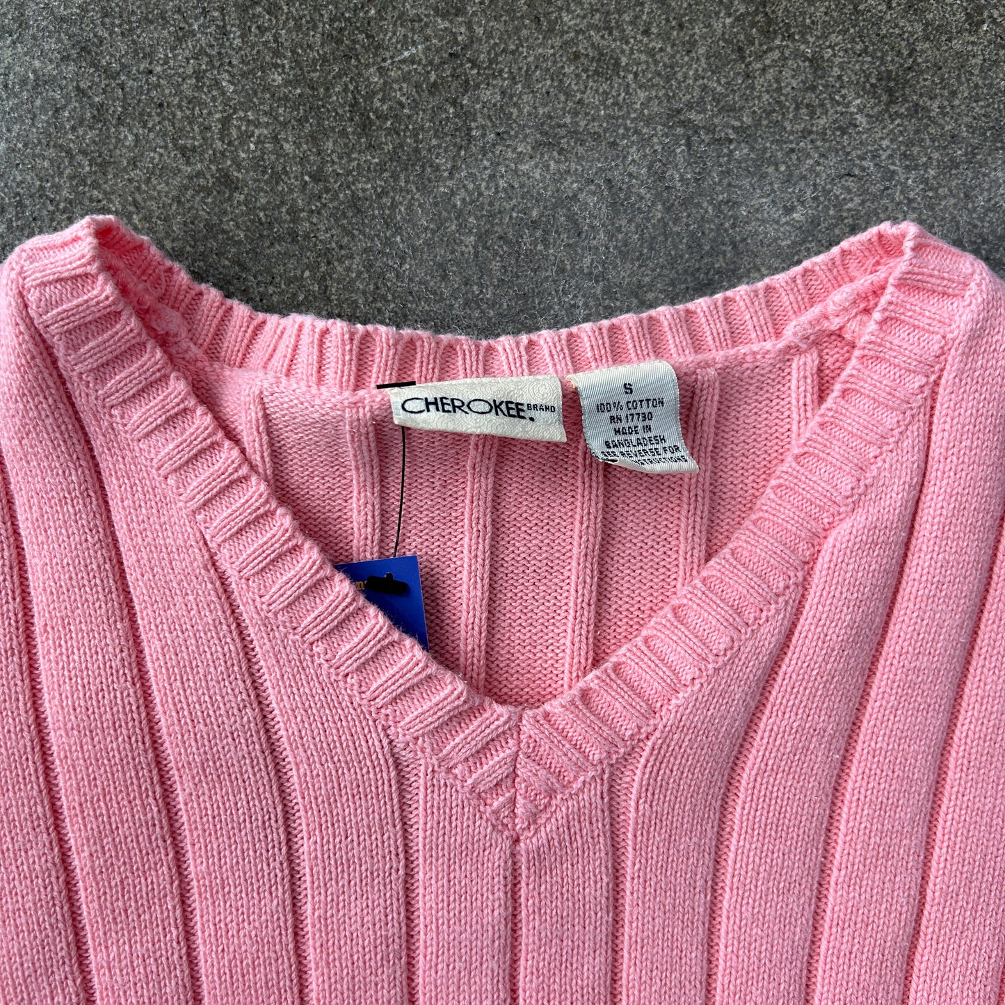 Vintage Pink Cherokee Sweater Tee