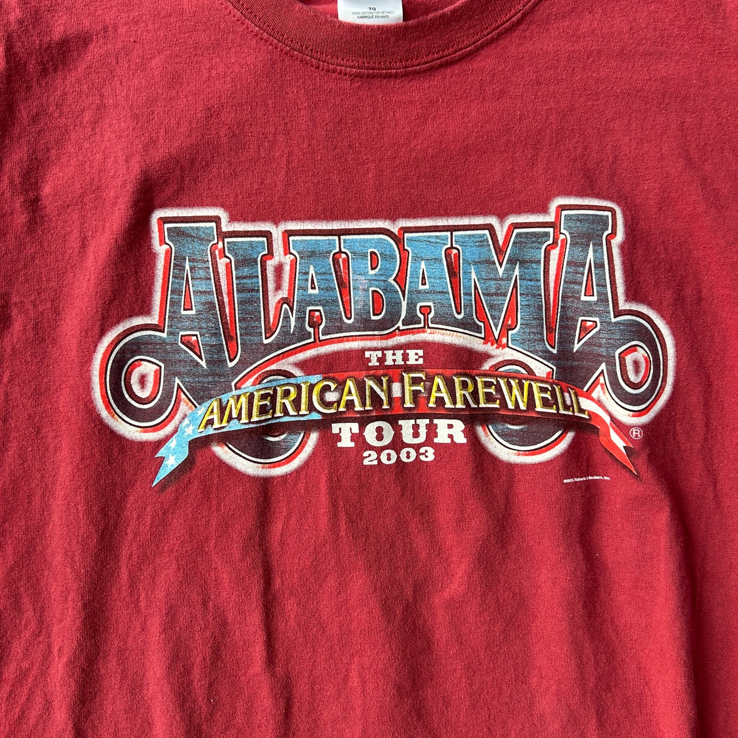 Vintage 2003 American Farewell Tour Tee