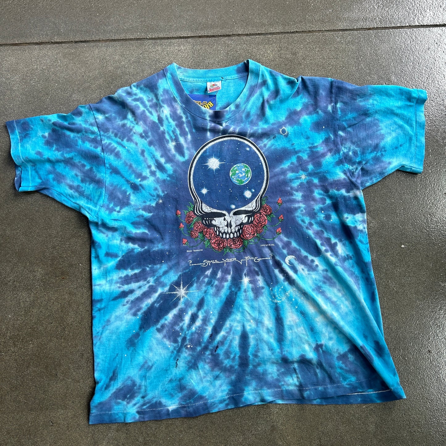 Vintage Space Your Face Grateful Dead Tee