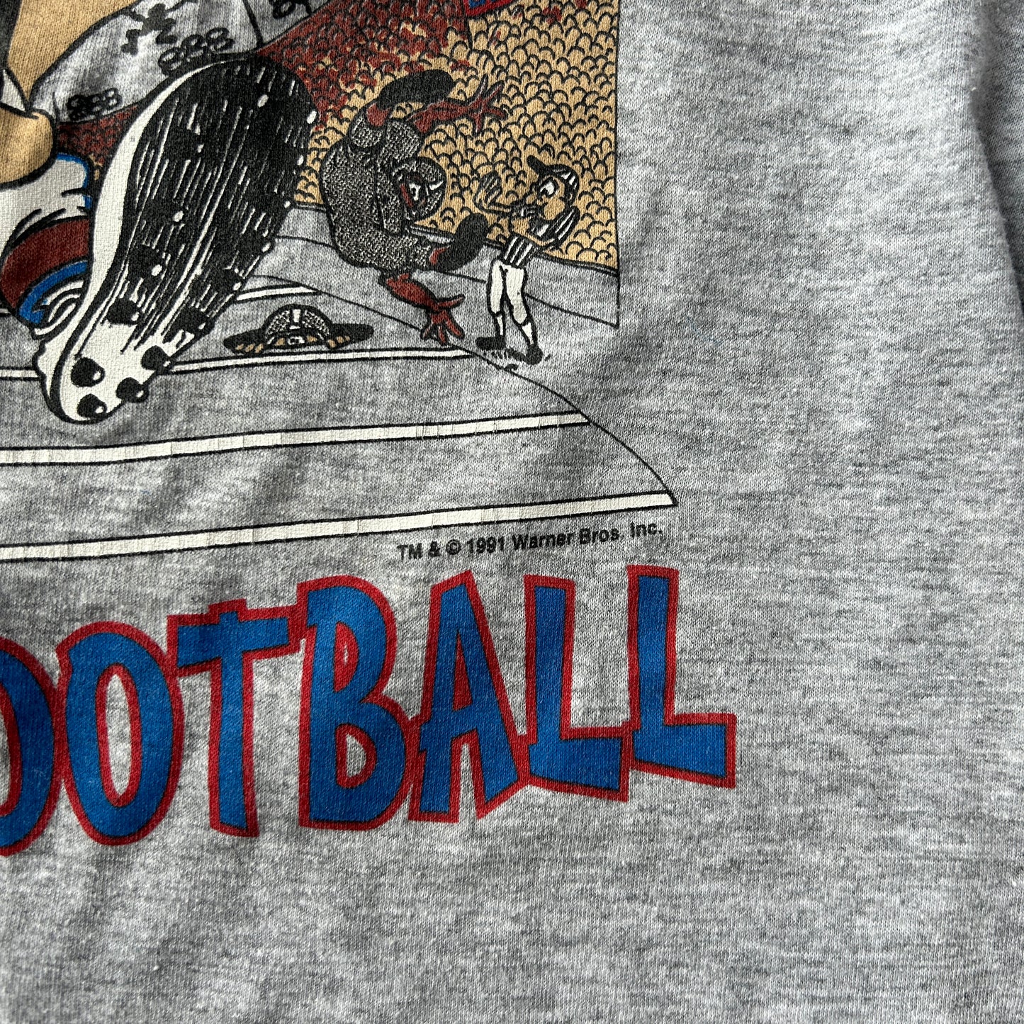 Vintage 1991 Taz Football Giants Tee