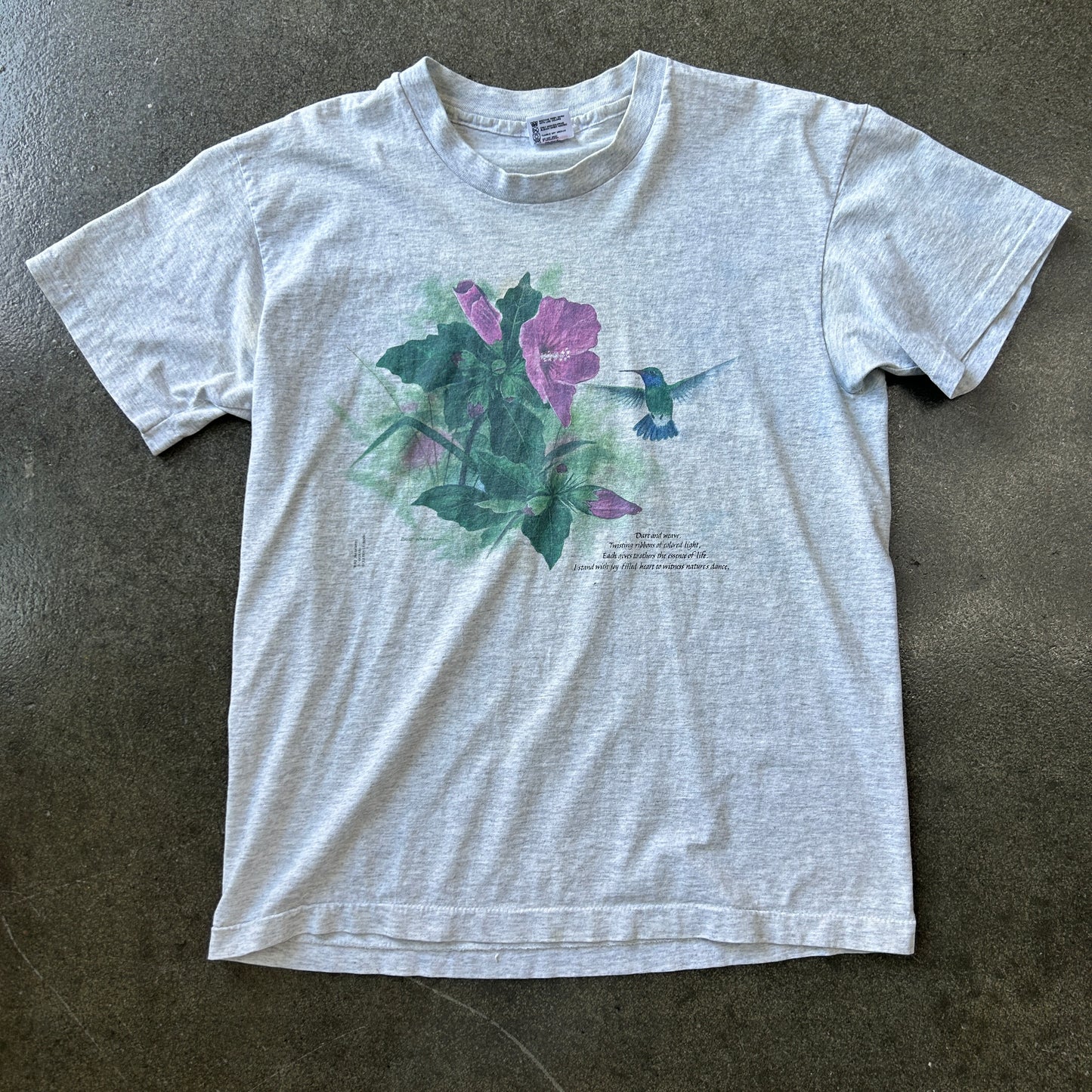 Vintage Floral Quote Tee