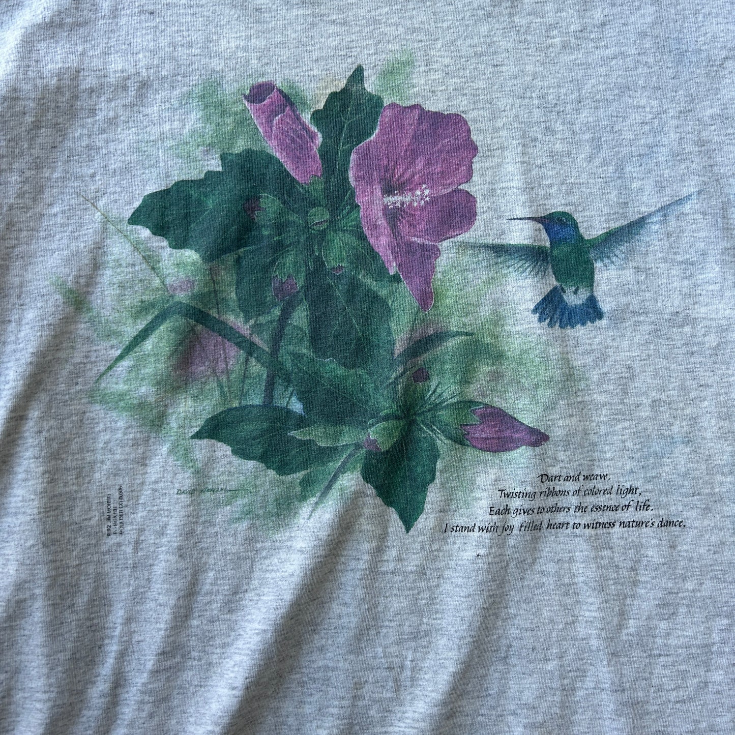 Vintage Floral Quote Tee