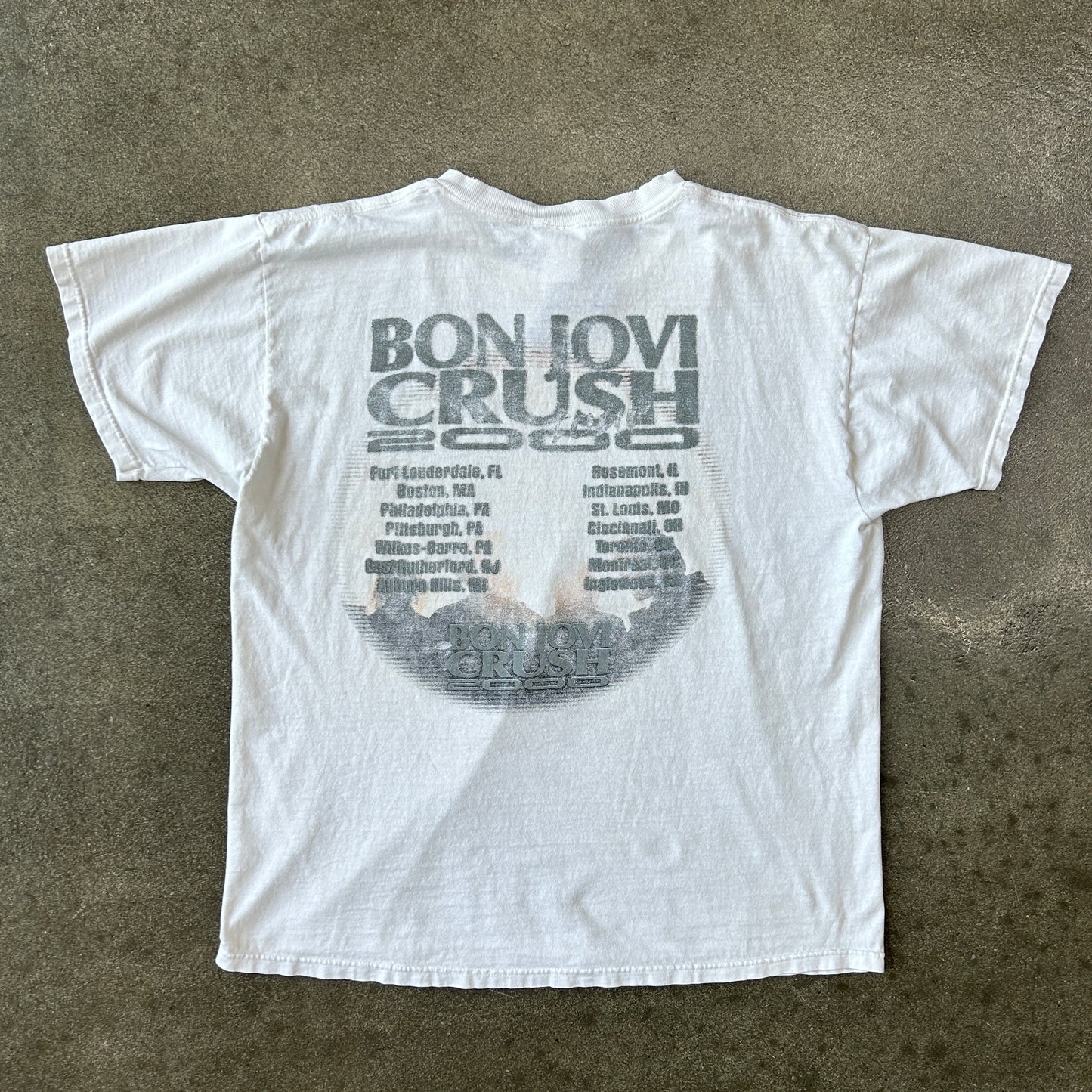 Vintage 2000 Bon Jovi Crush Tour Tee