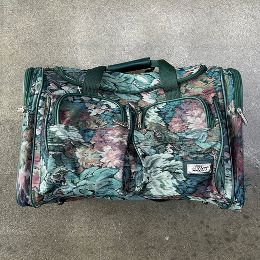 Vintage Floral Duffle Bag