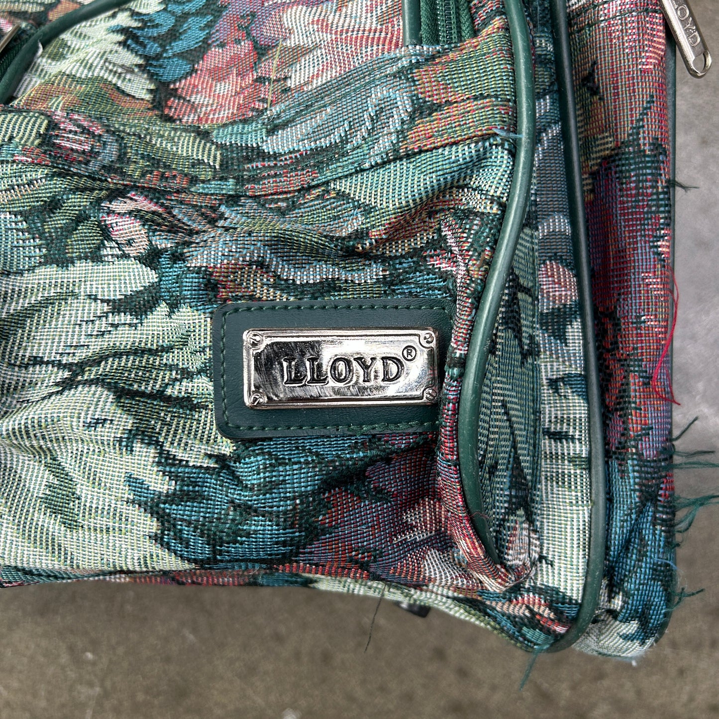 Vintage Floral Duffle Bag