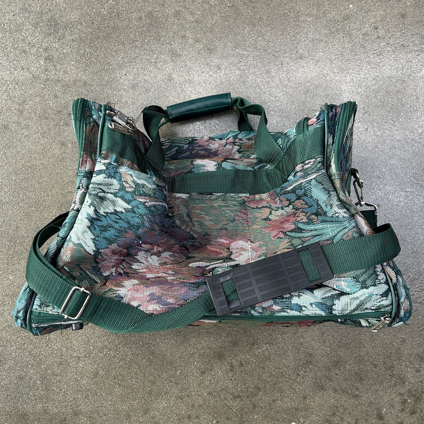 Vintage Floral Duffle Bag