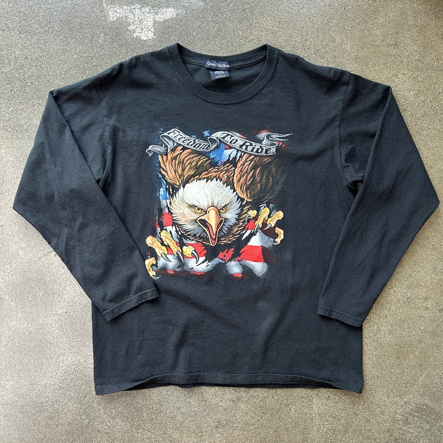 Vintage Freedom To Ride Long Sleeve