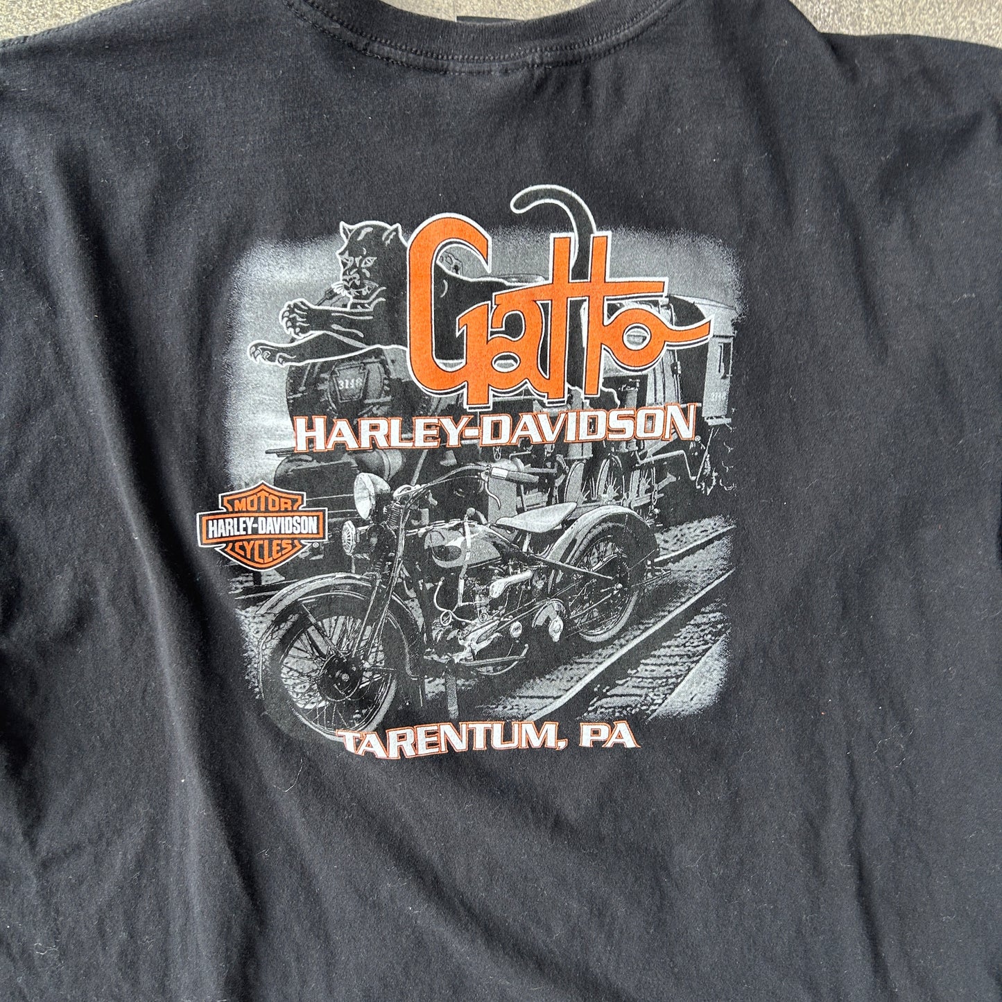 Vintage Gatto Harley Davidson Tee